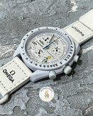ساعت امگا سواچ سفید Omega x Swatch Speedmaster M00-M