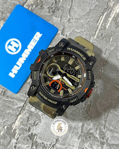 ساعت مردانه هامر 1440 ارتشی دوزمانه Hummer-6593-G
